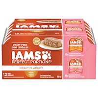 IAMS Perfect Portions Grain-Free Chicken & Salmon Wet Cat Food, 12-Pk, 900-g Front_Flat
