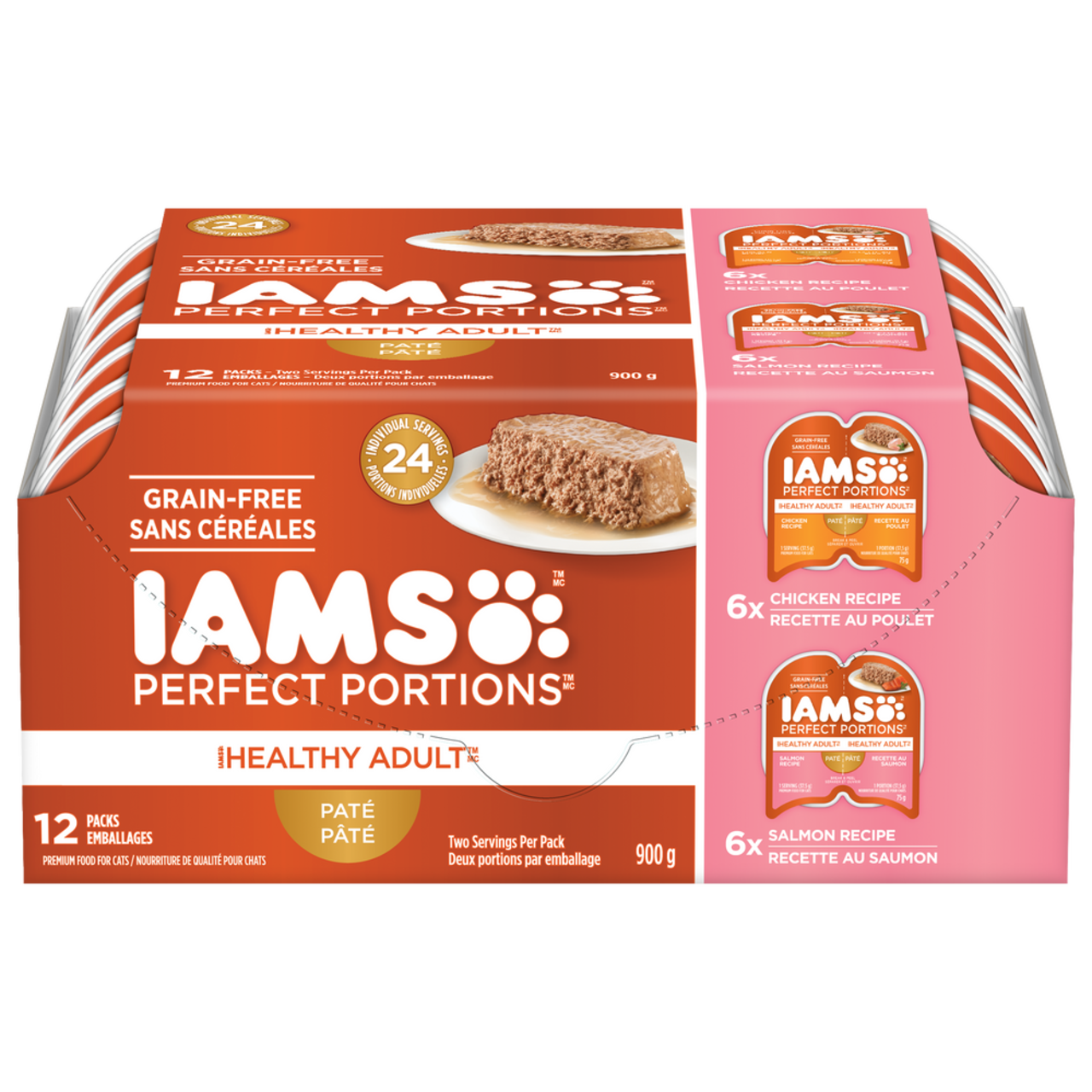Iams perfect 2025 portions salmon