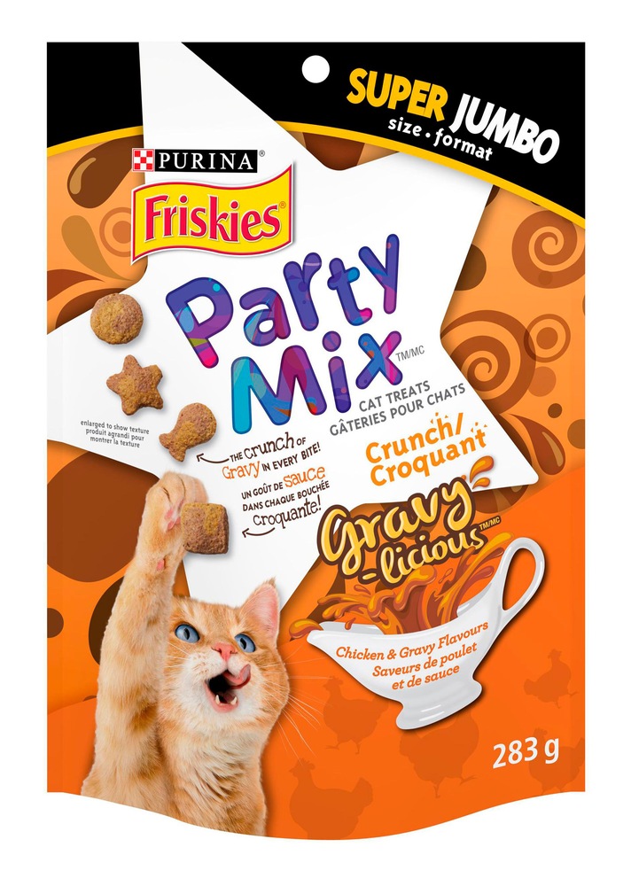 Friskies Party Mix Chicken & Gravy Cat Treats, 283g Canadian Tire