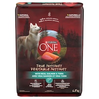 Purina ONE® SmartBlend™ True Instinct Salmon & Tuna Adult Dry Dog Food, 6.8-kg Front_Flat