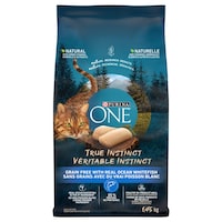 Purina ONE® True Instinct Grain Free Ocean Whitefish Dry Cat Food, 1.45-kg Front_Flat