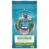 Purina ONE® SmartBlend™ Indoor Hairball & Weight Control Adult Dry Cat Food, 1.8-kg Front_Flat
