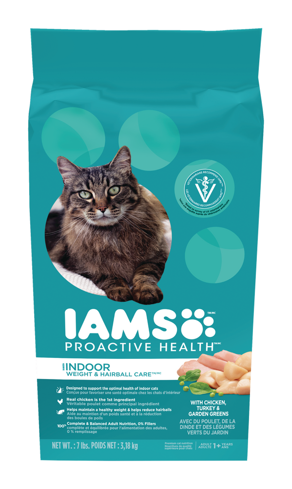 iams weight and hairball