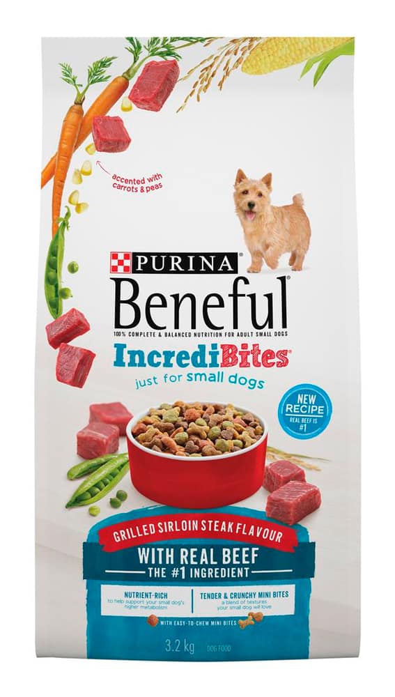 Purina® Beneful® IncrediBites® Grilled Sirloin Steak Flavour Dog Food ...