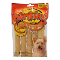 Hartz Oinkies Stuffed Peanut Butter Dog Treats, 5-pk