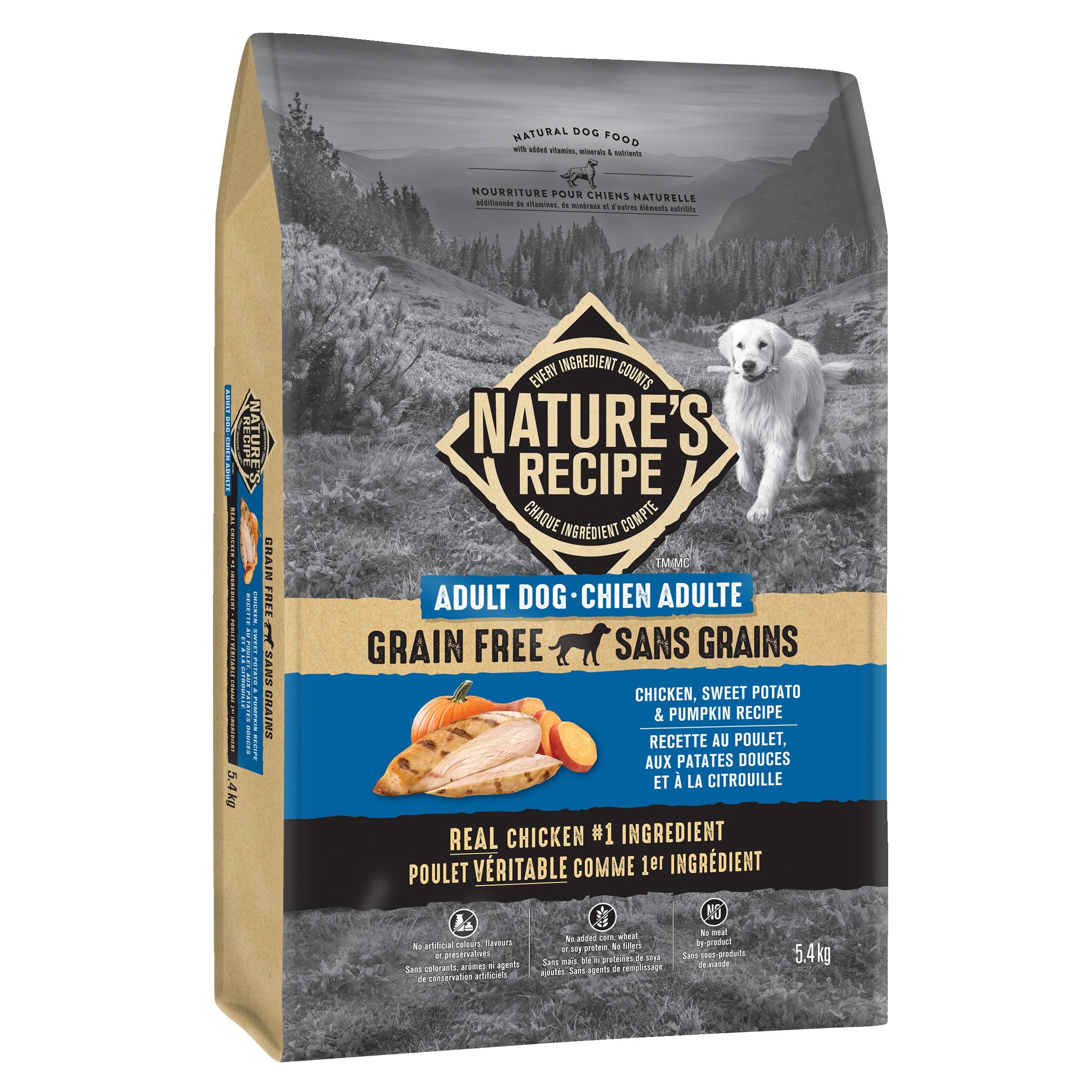 Natural life chicken and shop potato dry dog food