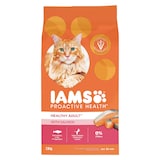 IAMS Proactive Health Adult Dry Cat Food with Salmon, 3.2-kg Front_Flat