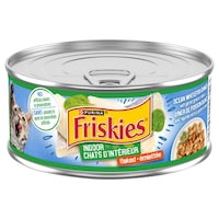 Purina Friskies® Indoor Flaked Whitefish Dinner With Garden Greens Wet Cat Food, 156-g Front_Elevated
