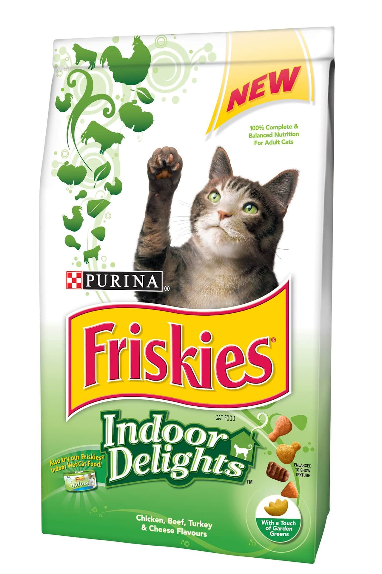 Friskies indoor dry cat clearance food