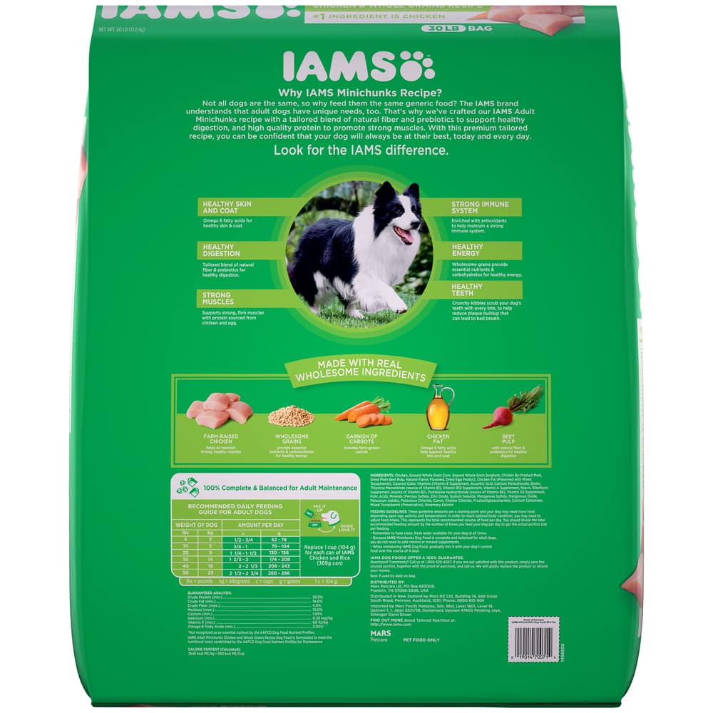 Iams Proactive Health™ Minichunks Adult Dry Dog Food, 13.6-kg 