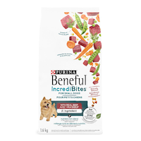 Purina Beneful® IncrediBites® for Small Dogs Beef Adult Dry Dog Food, 1.6-kg Front_Flat