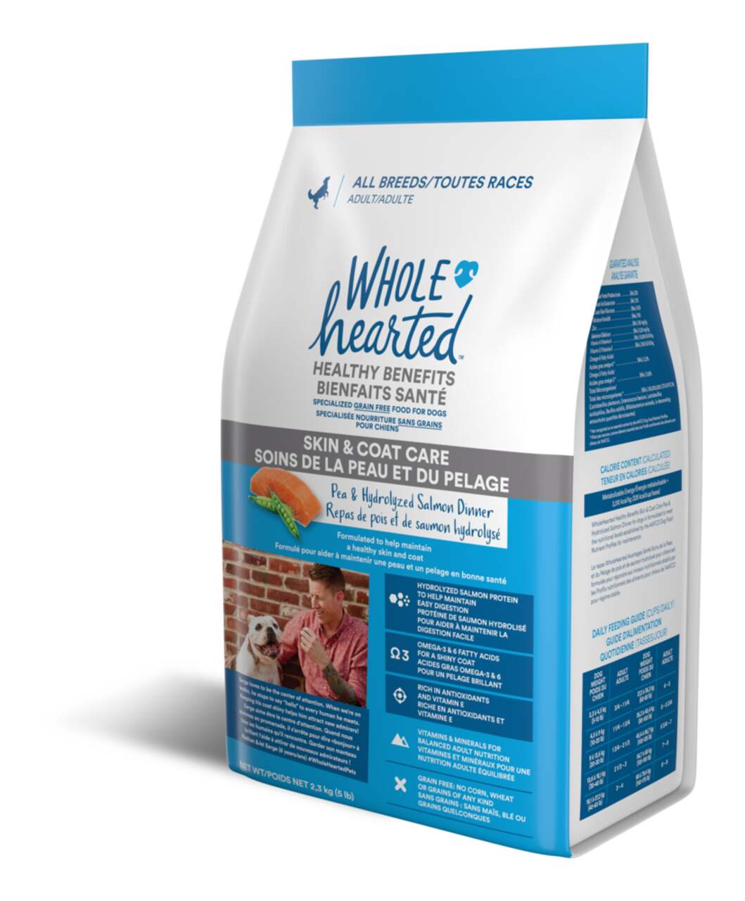 Wholehearted skin and store coat dog food