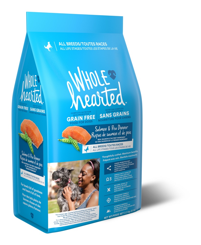 WholeHearted Grain Free Salmon & Pea Recipe Dry Dog Food for All Life