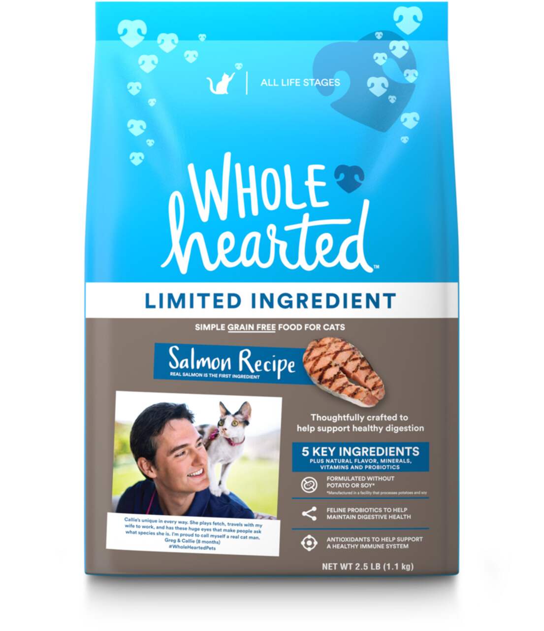 Wholehearted limited ingredient sales cat food