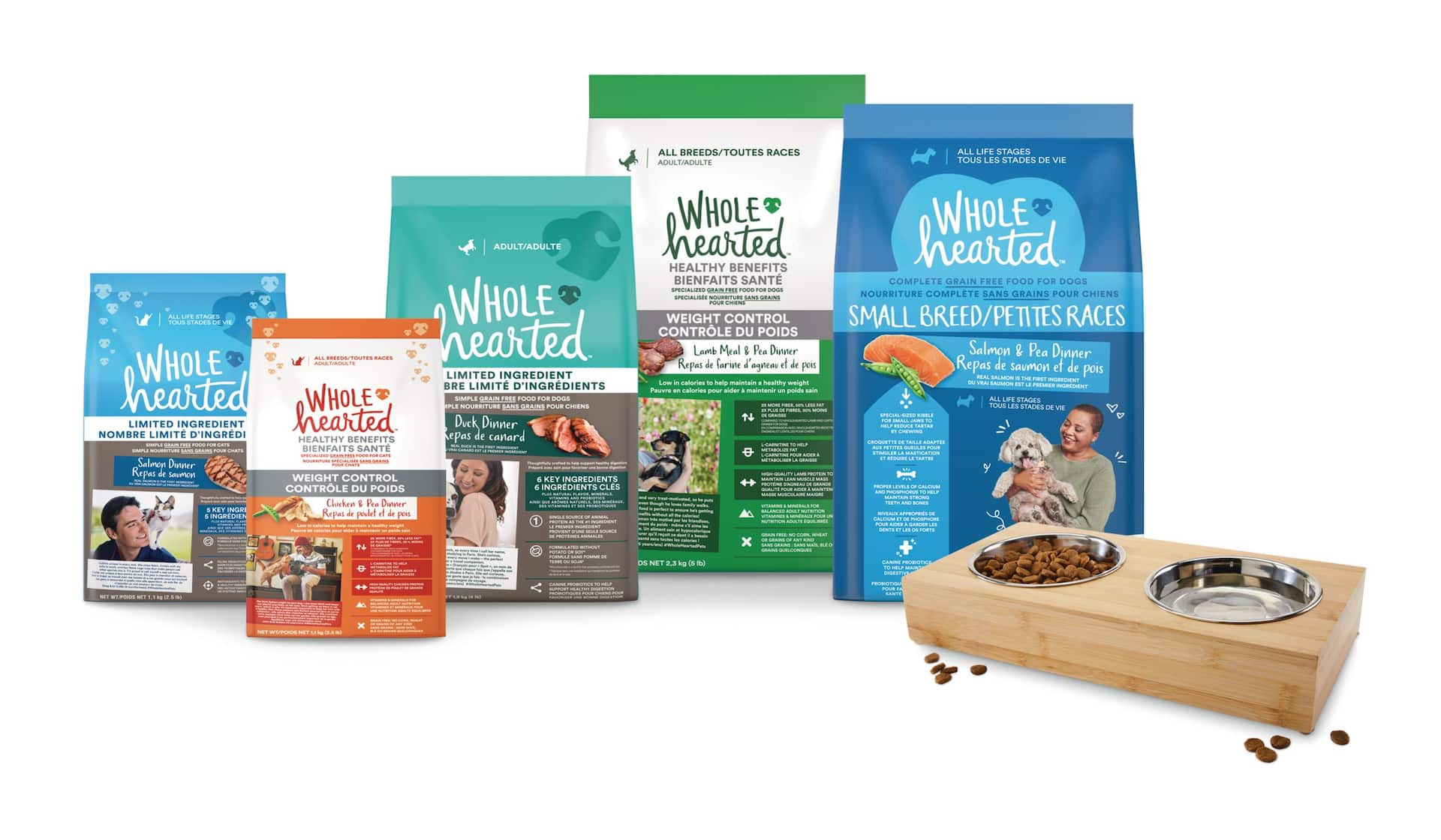 Wholehearted dog best sale food salmon