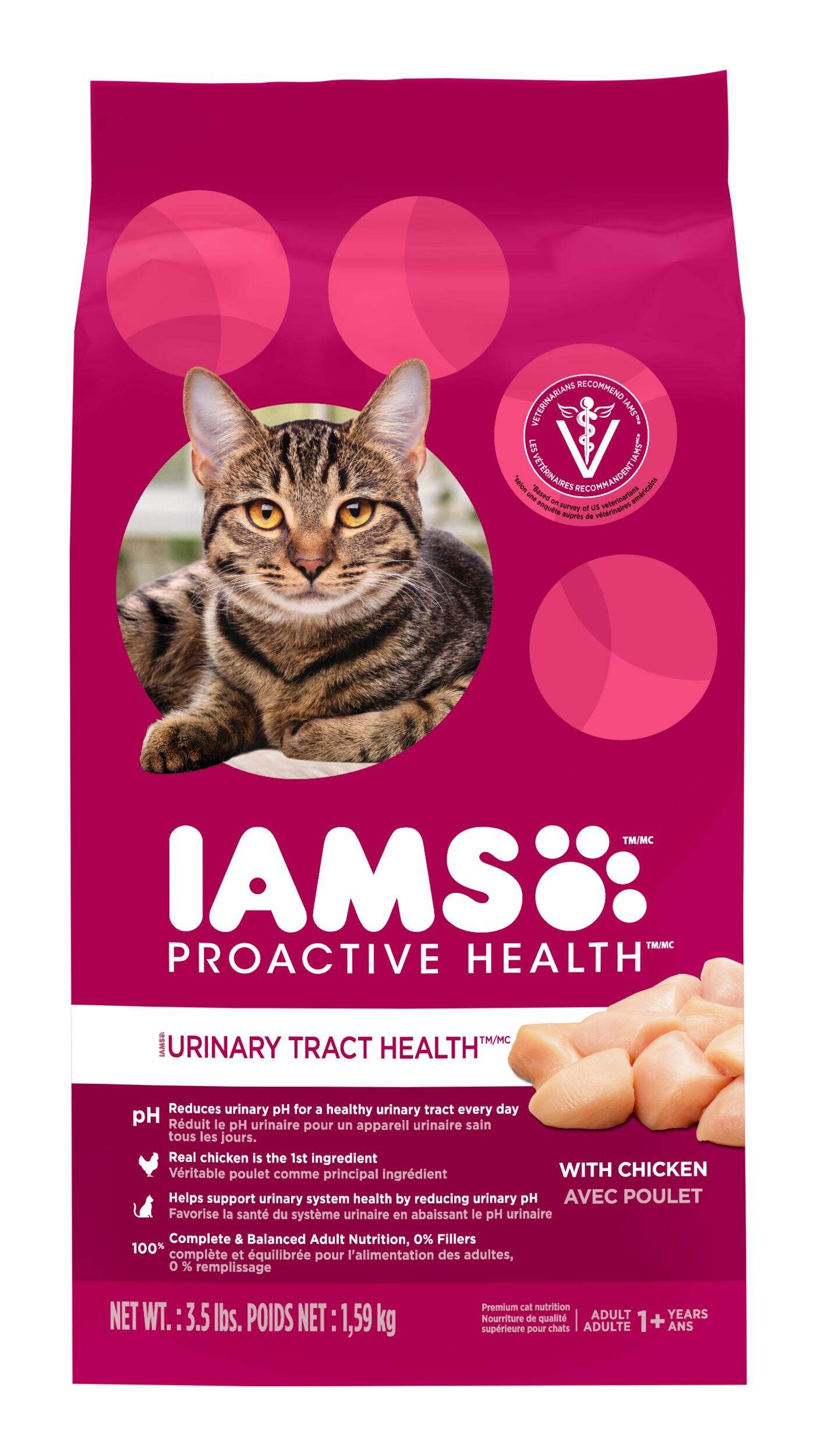 IAMS Proactive Health Urinary Tract Health with Chicken Adult Dry Cat ...