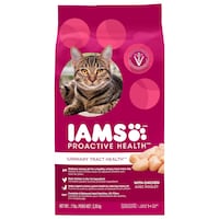 IAMS Proactive Health Urinary Tract Health with Chicken Adult Dry Cat Food, 3.2-kg Front_Flat
