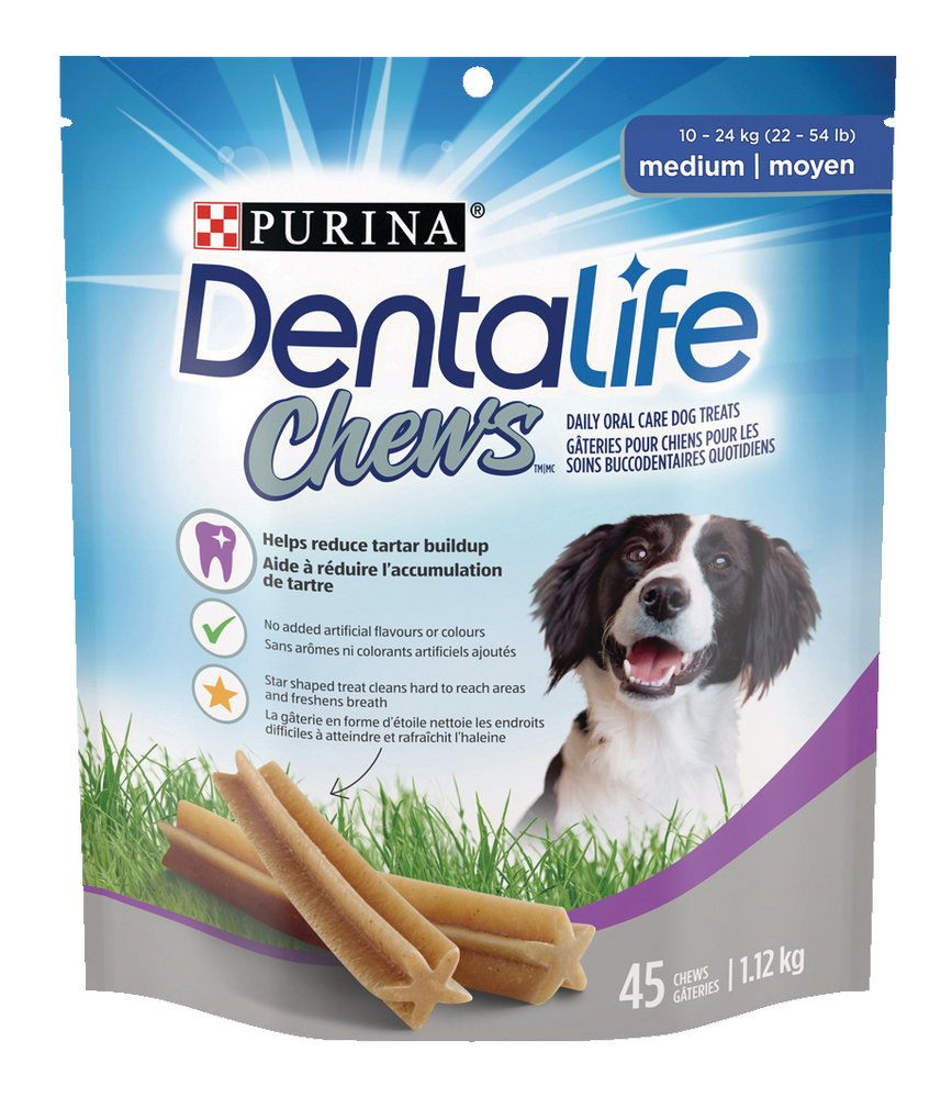 Natural dental outlet chews for puppies