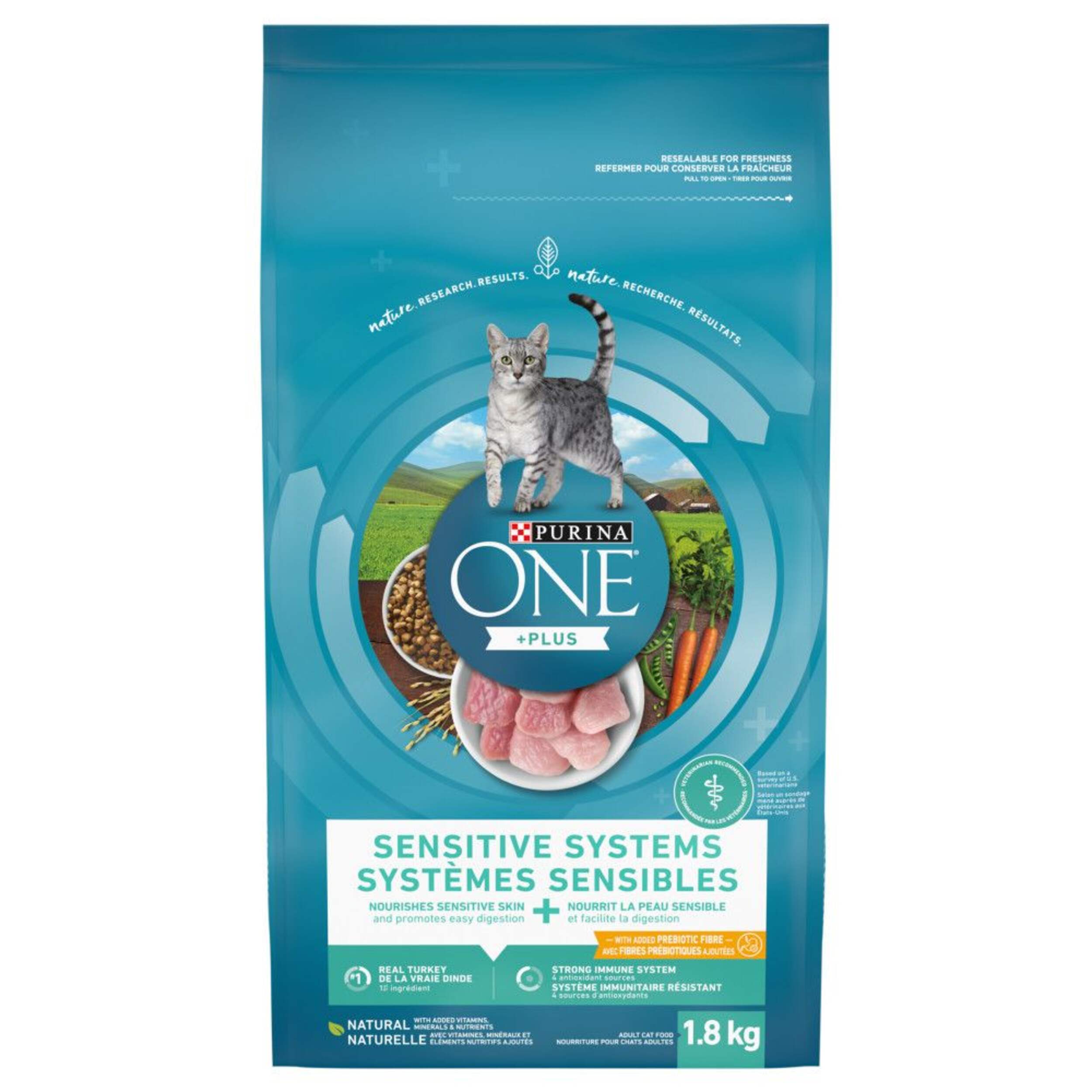 Purina ONE® Sensitive Systems Dry Cat Food, 1.8-kg | Canadian Tire