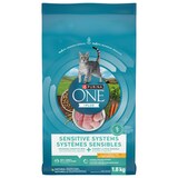 Purina ONE® Sensitive Systems Dry Cat Food, 1.8-kg Front_Flat