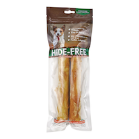 Gâteries à mâcher pour chiens au poulet sans cuir PAWS UP!, 9 à 10 po, paq. 2, 365 g Front_Flat