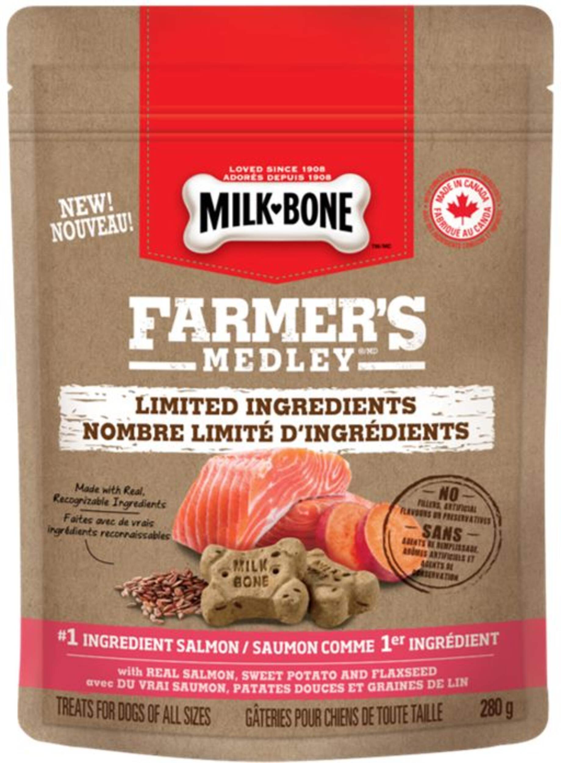 MilkBone Farmer’s Medley Dog Treats, 280g, Assorted Flavours