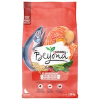 Nourriture sèche naturelle pour chats Purina Beyond Simply, saumon et riz brun, 1,36 kg Front_Flat
