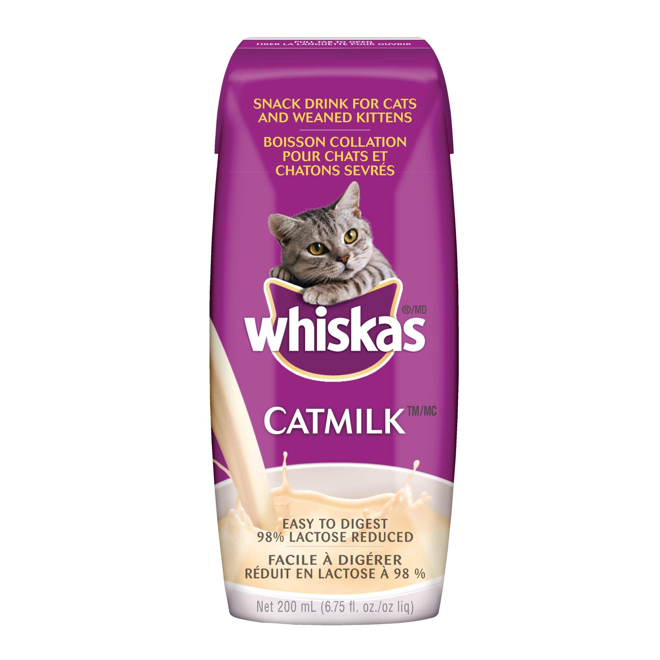 Whiskas Catmilk for Cats and Kittens, 200-mL Front_Elevated