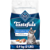 Blue Buffalo BLUE Tastefuls Indoor Natural Chicken & Brown Rice Adult Dry Cat Food, Assorted Sizes Front_Flat