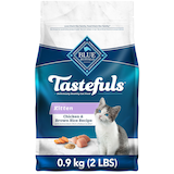 Blue Buffalo BLUE Tastefuls Natural Chicken & Brown Rice Kitten Dry Cat Food Front_Flat