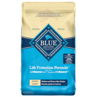 Blue Buffalo Life Protection Formula Chicken & Brown Rice Puppy Dry Dog Food, Assorted Sizes Front_Flat