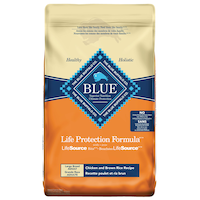 Nourriture sèche pour chiens adultes Blue Buffalo BLUE Life Protection Formula, poulet et riz brun, 10,1 kg Front_Flat