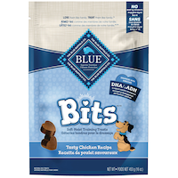 Blue Buffalo BLUE Bits Chicken Soft-Moist Training Dog Treats, Assorted Sizes Front_Flat