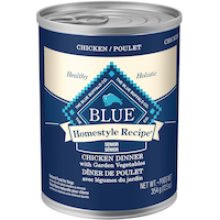 Nourriture humide pour chiens âgés maison Blue Buffalo BLUE, poulet, 99 g Front_Flat