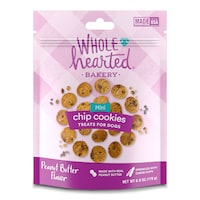 WholeHearted Bakery Peanut Butter Flavour Mini Chip Cookies, Dog Treats, 170-g