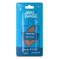 Gâterie pour chats en filet de saumon riche en protéines WholeHearted, 1 oz Front_Flat