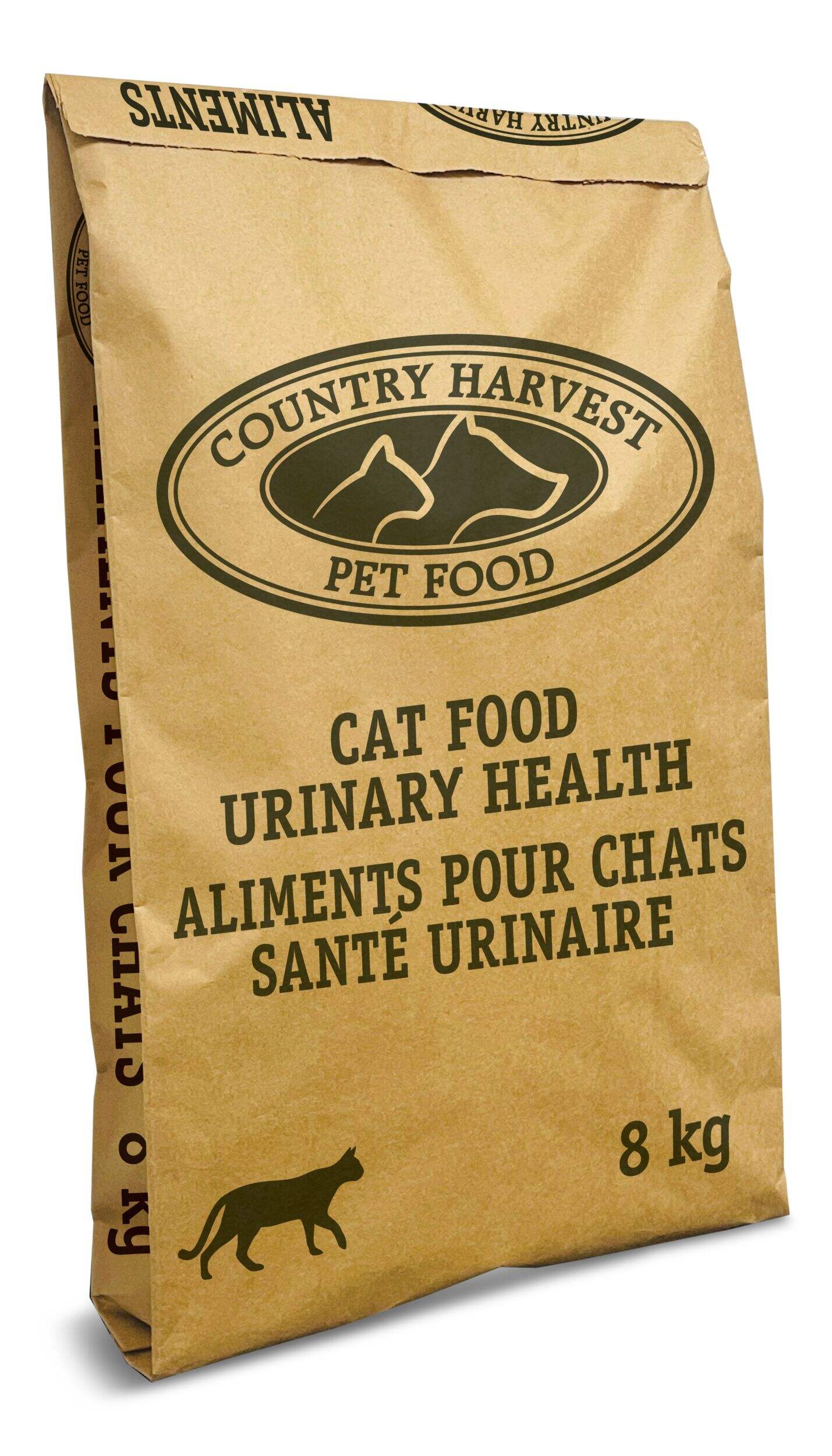 Nourriture pour chats Country Harvest, système urinaire, 8 kg Front_Three_Fourths_Angled_Right
