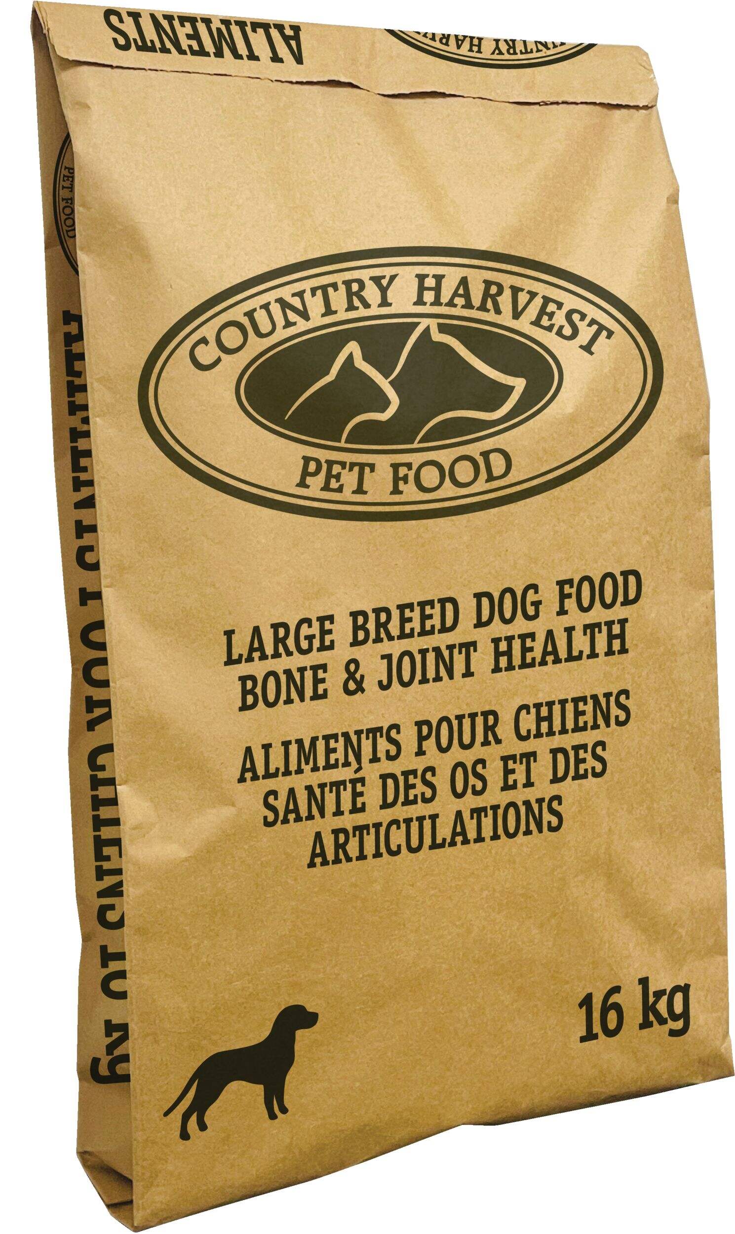 Country Harvest Large Breed Dog Food with Bone and Joint Health 16-kg Front_Three_Fourths_Angled_Right