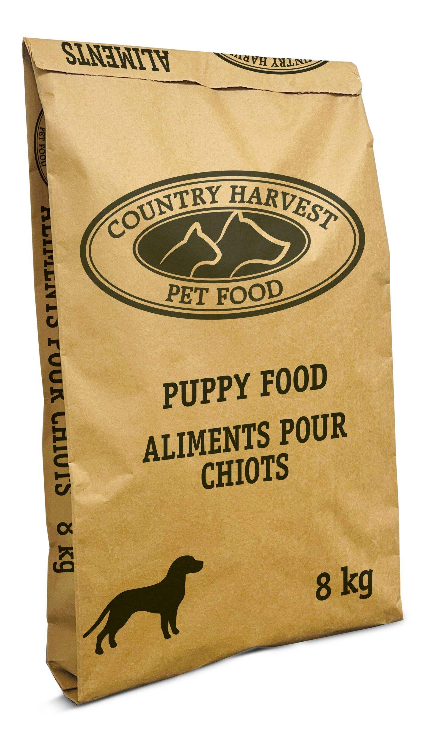 Country Harvest Puppy Food, 8-kg Front_Three_Fourths_Angled_Right