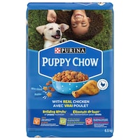 Purina Puppy Chow Complete with Real Chicken Dry Dog Food, 6.5-kg Front_Flat
