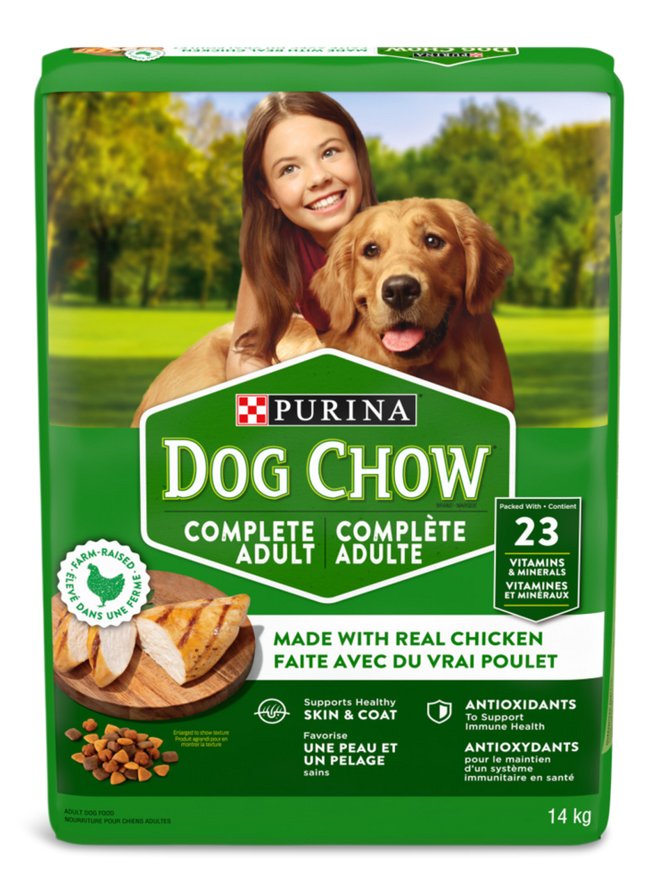 Purina Dog Chow Complete Chicken Adult Dry Dog Food, Micronutrient &  Antioxidant Rich, 14-kg