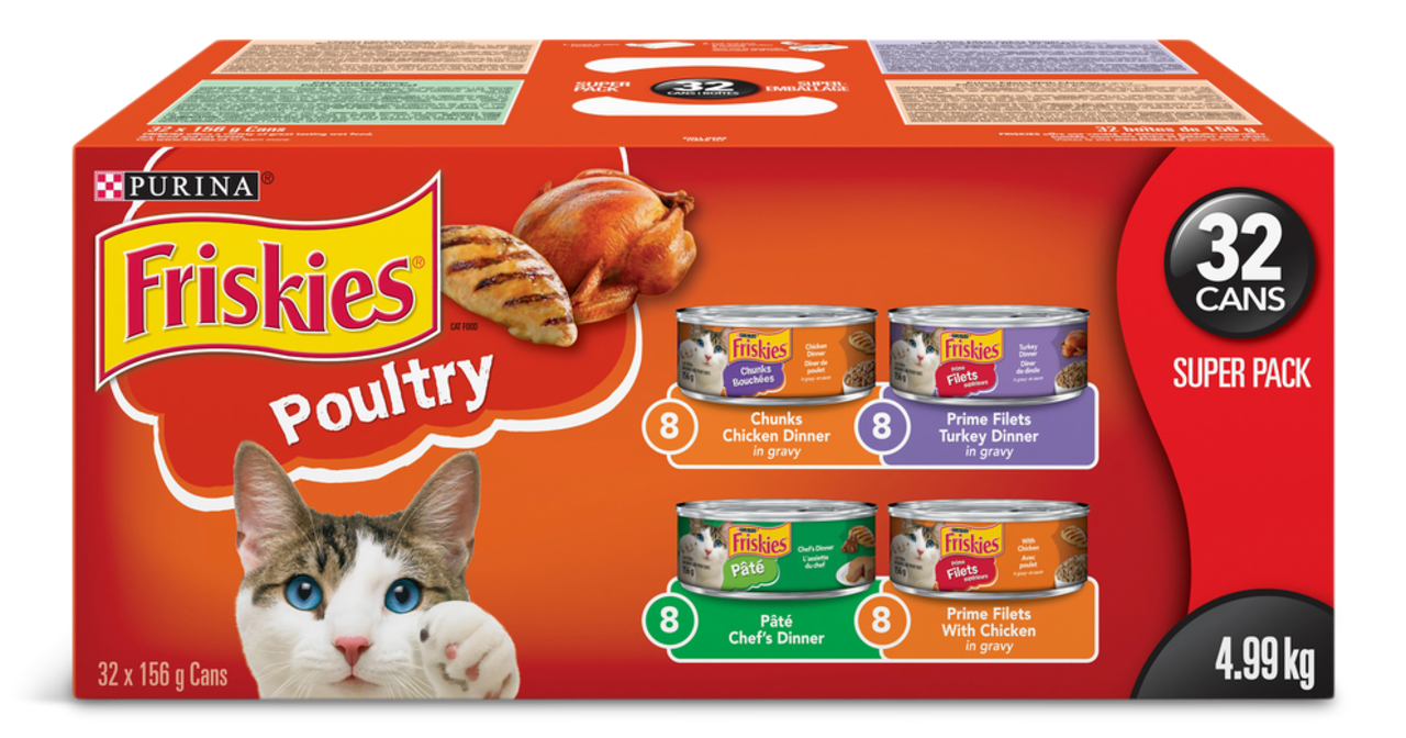 Purina Friskies Poultry Pleasers Variety Pack Adult Wet Cat Food