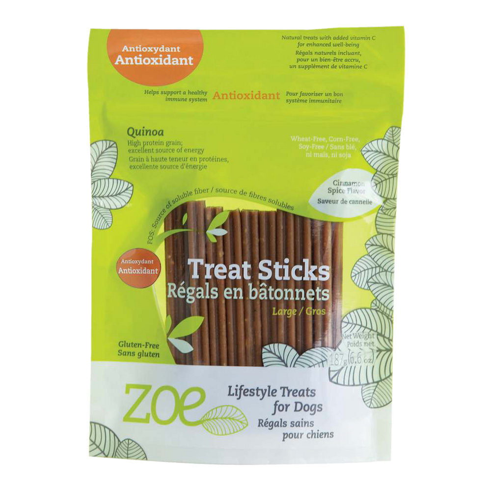 Zoe Antioxidant Cinnamon SPice Flavour Dog Treat Sticks, 187g