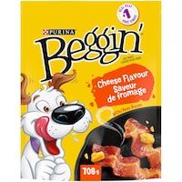 Gâteries pour chiens Purina Beggin' Tranches, bacon et fromage, 708 g Front_Flat
