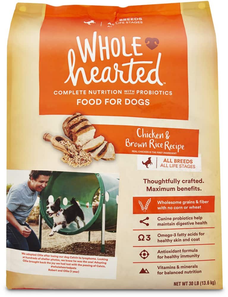 is wholehearted dog food a petco brand