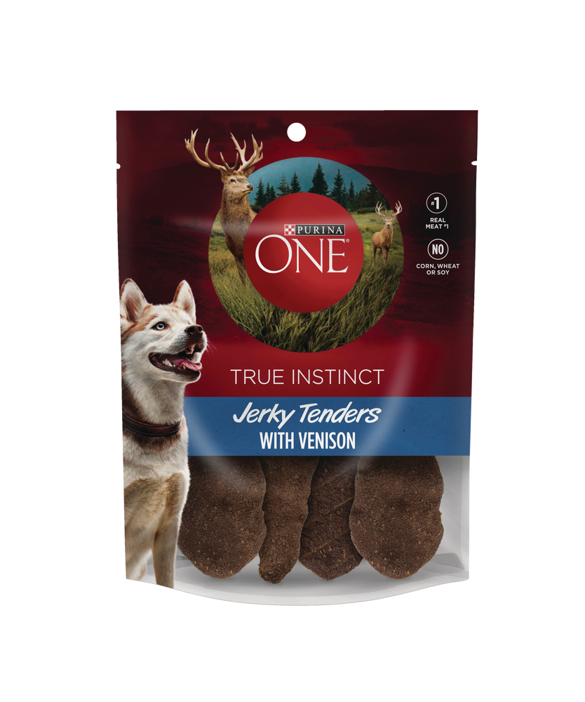 Purina ONE True Instinct Jerky Tenders with Venison Dog Treats, 425g