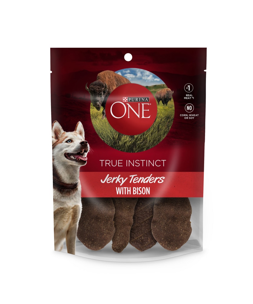 Purina ONE True Instinct Jerky Tenders with Bison Dog Treats, 425g
