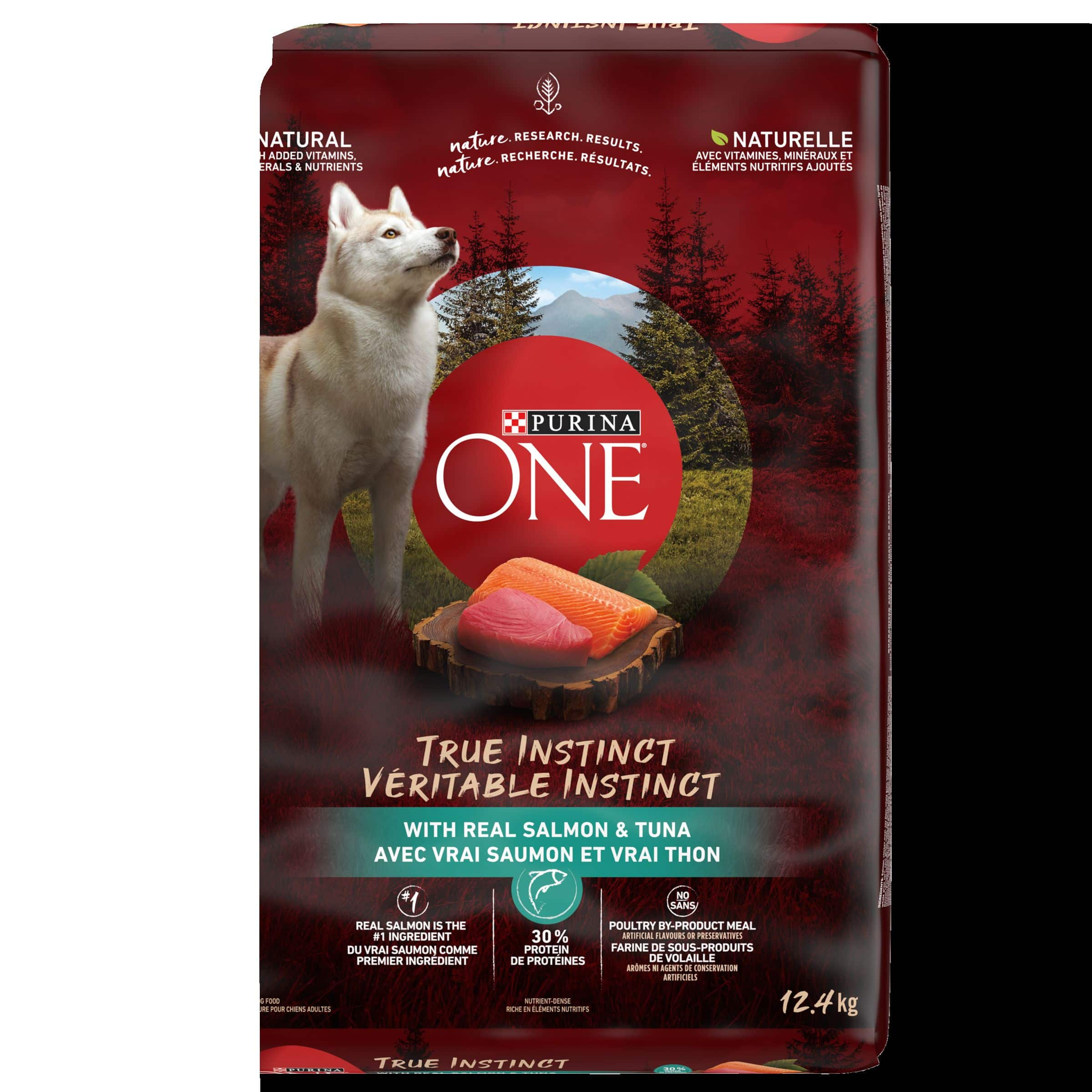 Purina ONE SmartBlend True Instinct Salmon Tuna Adult Dry Dog