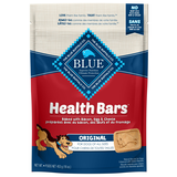 Gâteries santé pour chiens Blue Buffalo BLUE, barres bacon, oeufs et fromage, 453 g Front_Flat