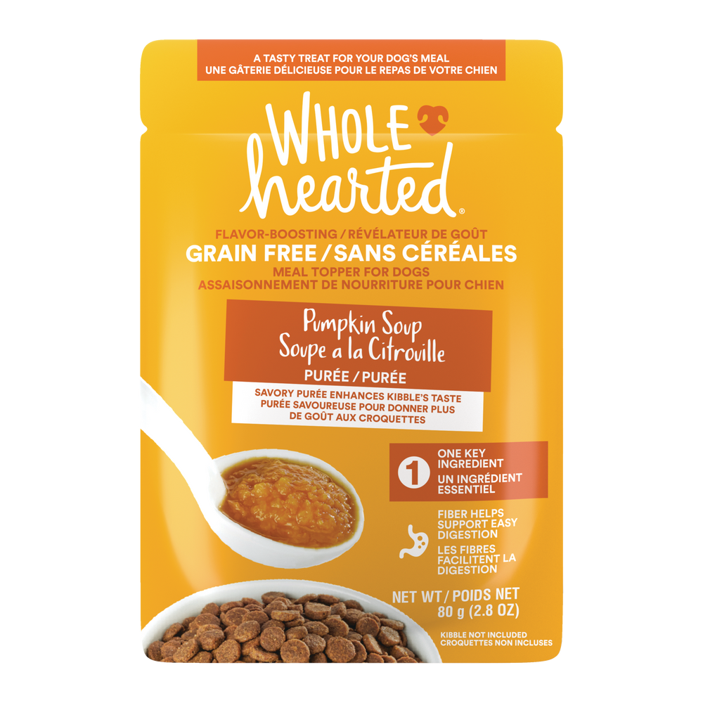WholeHearted PumPkin SouP Puree Dog Meal ToPPer, 80-g | Canadian Tire